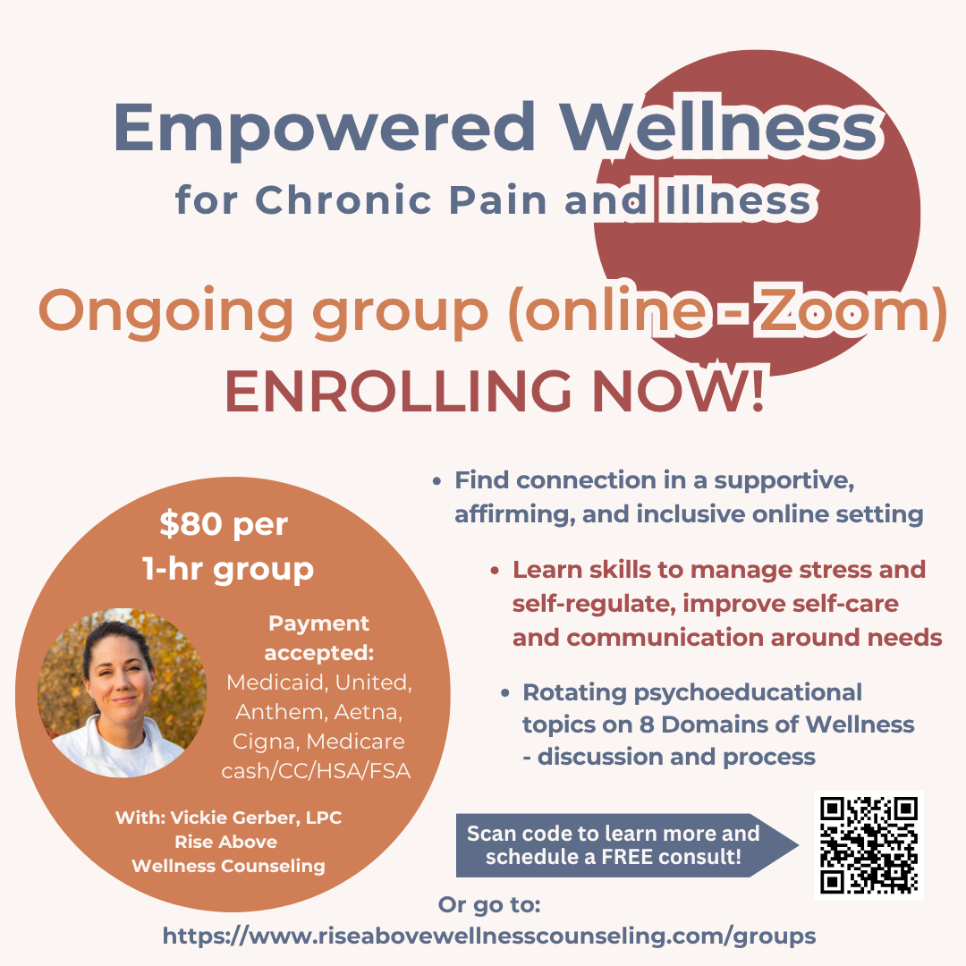 Empowered Wellness for Chronic Pain and Illness Group