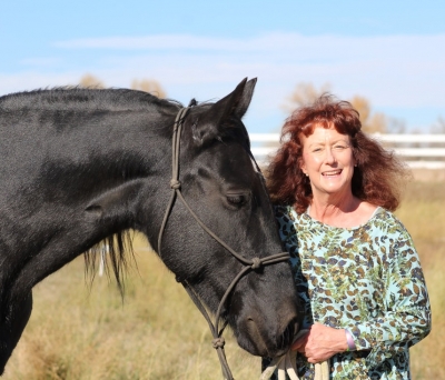 Julia Landis, licensed professional counselor, and her horse