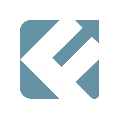 Foundations Counseling logo, with an image of the letter F, tipped to the left, inside a square