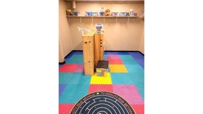 Colorful therapy room at Tanner Autism Services